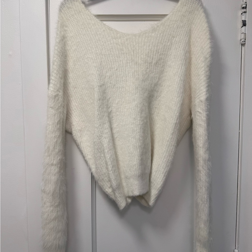 Cozy White Women's Sweater